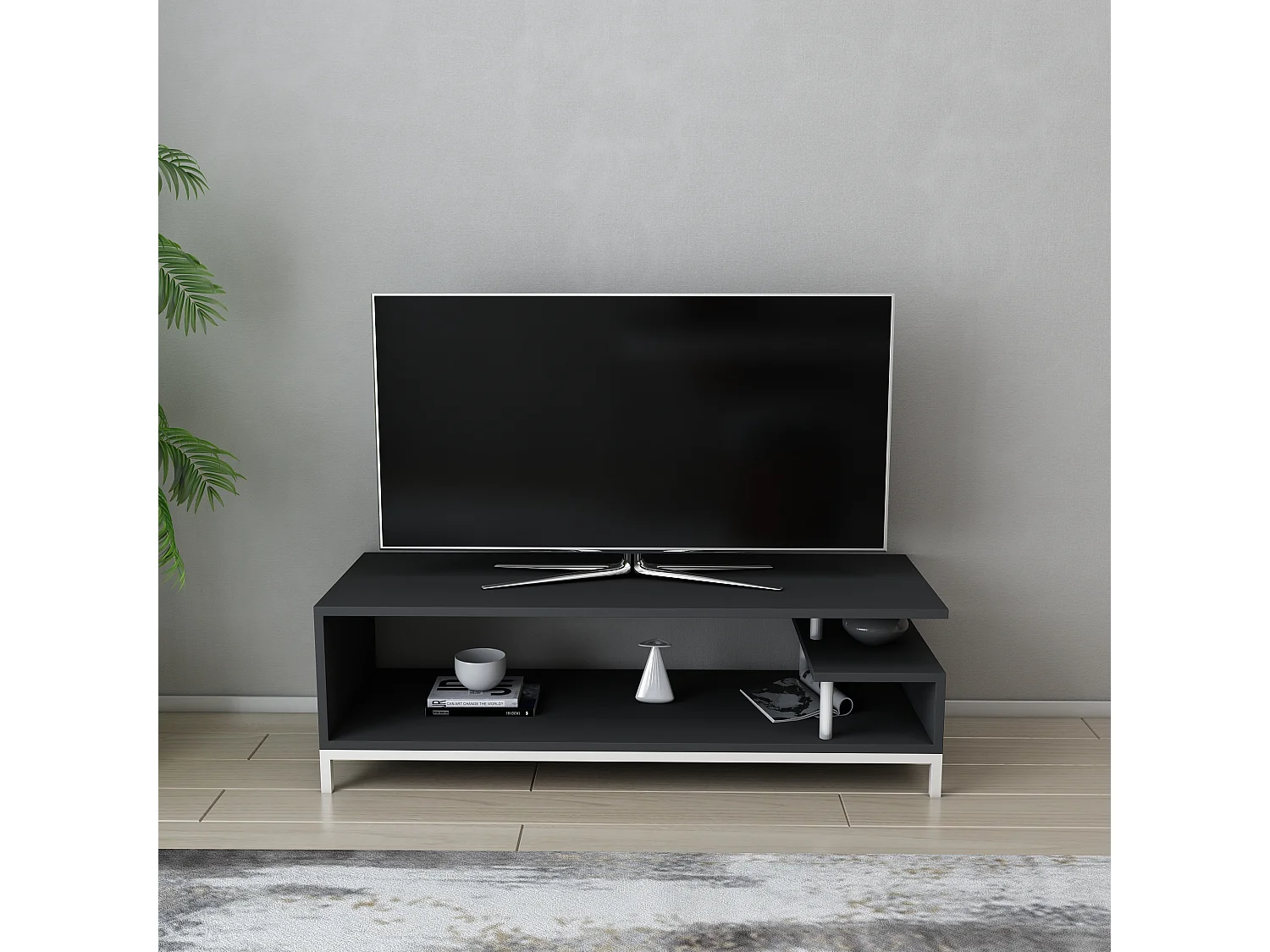 Decorotika Reilly  TV Unit for TV's up to 55 inches