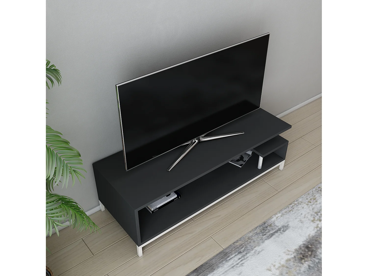 Decorotika Reilly  TV Unit for TV's up to 55 inches