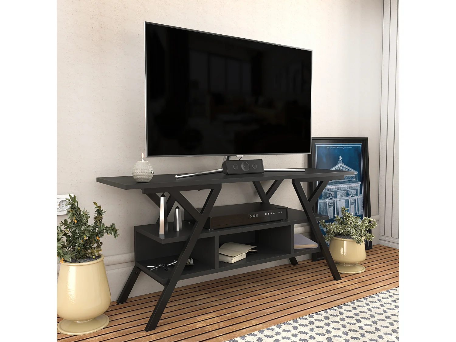 Decorotika Minerva  TV Unit for TV's up to 55 inch
