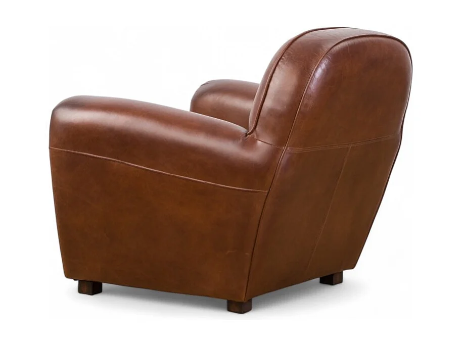 Club-Sessel Leder Braun Vintage – Kollektion Chaplin