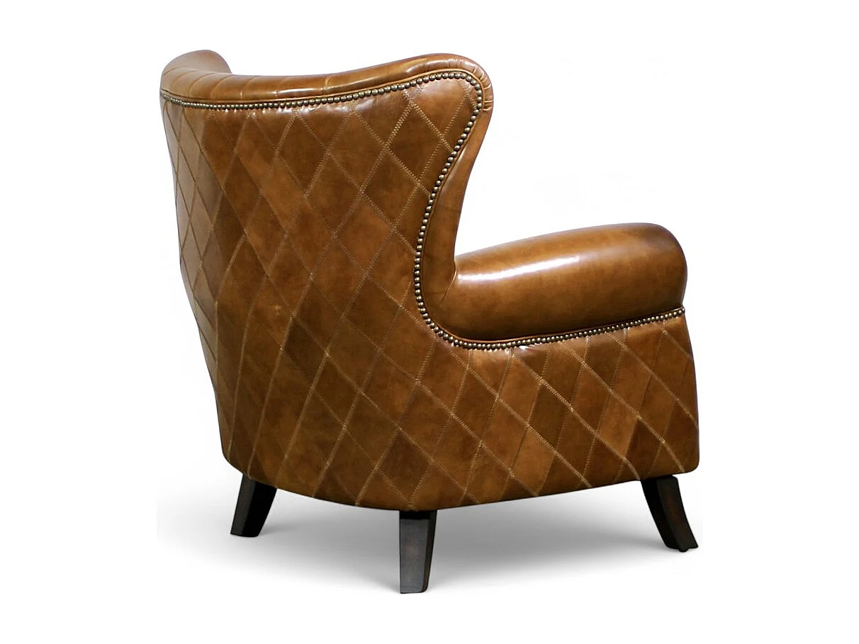 Sessel Leder Braun Vintage – Kollektion Lewis