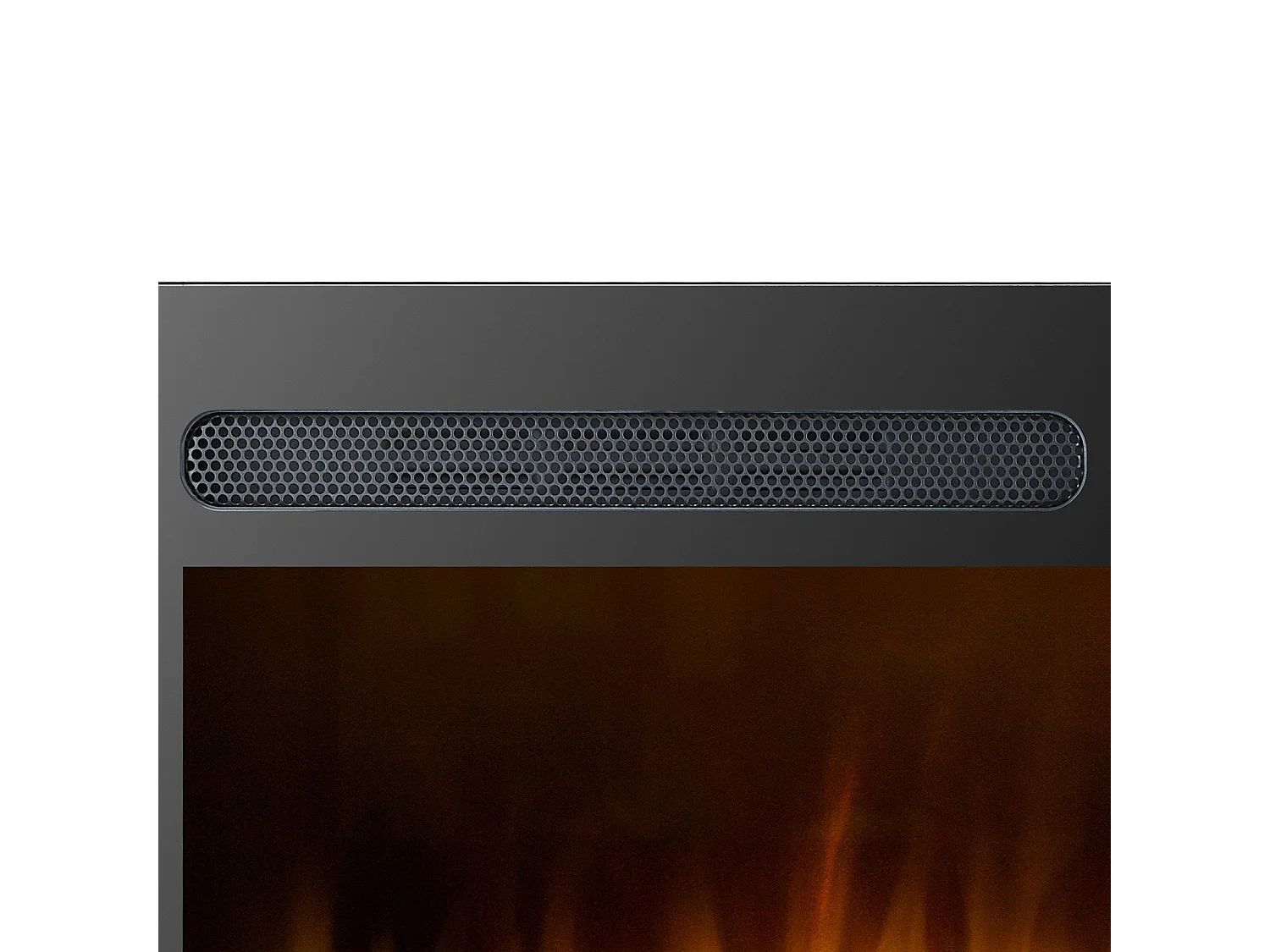 Cheminée Électrique Murale Encastrable 2000W Kekai Arkansas 152.4x14x48 cm Effet Flamme 3D à 5 Niveaux et Télécommande