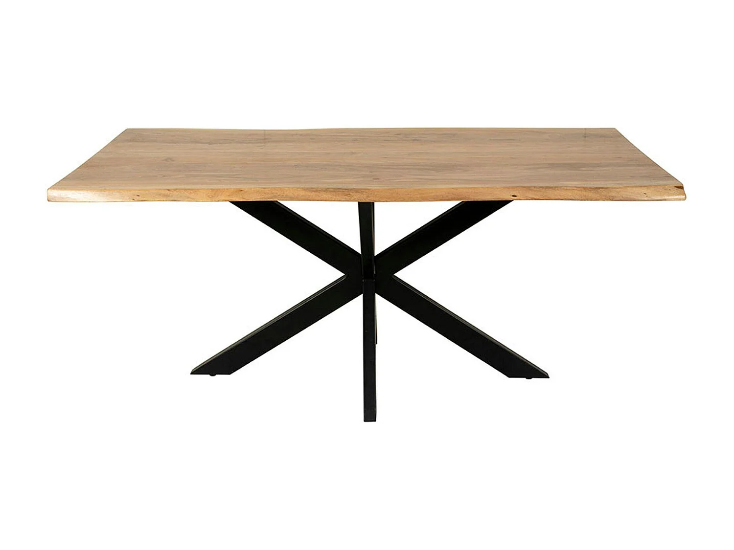 Table à manger bois d'acacia à bords naturels 200 cm ARBOR