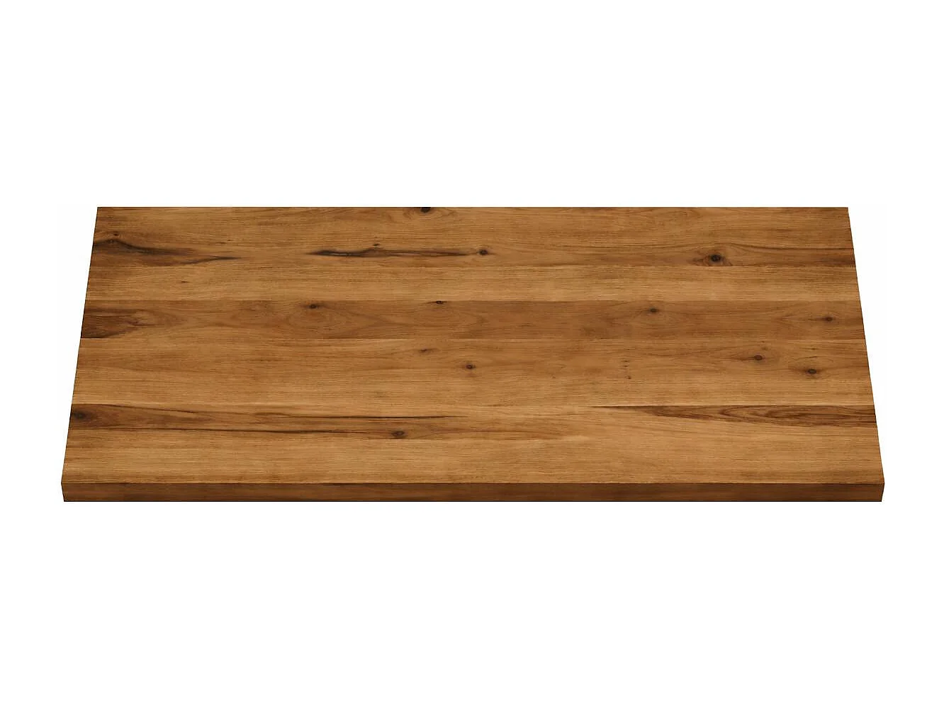 Table extensible bois brun bords droits pieds en X 240 cm PALERME