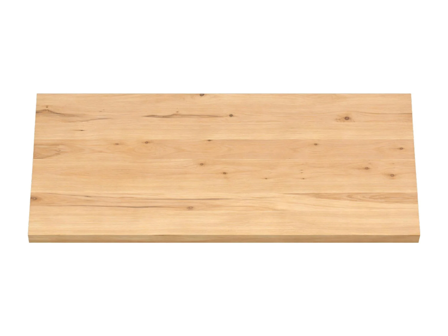 Table extensible bois huilé bords droits pieds verre 220 cm PALERME