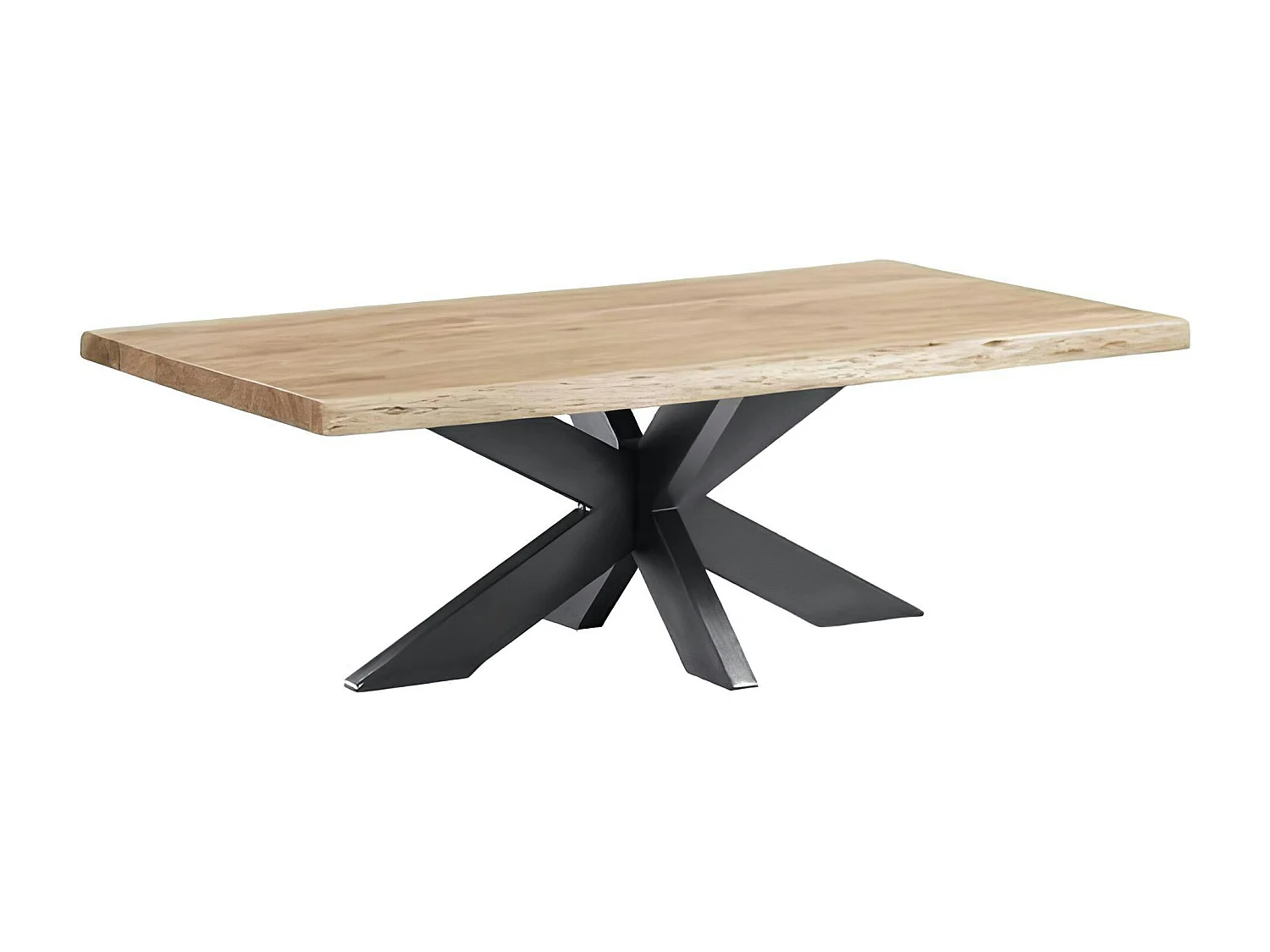 Table basse bois d'acacia à bords naturels ARBOR