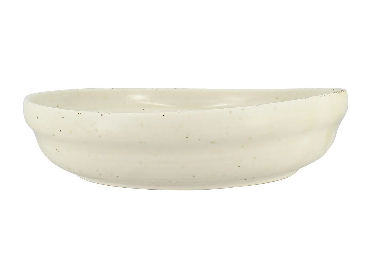Ogo Living - Lot 6 Asiettes Creuses Ora 21cm En Porcelaine Beige