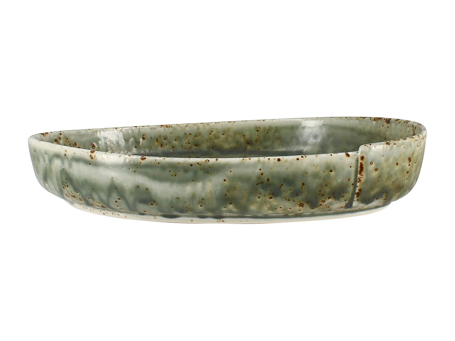 Ogo Living - Lot 6 Assiettes Ovales Sigma 23.5x15.5cm En Porcelaine