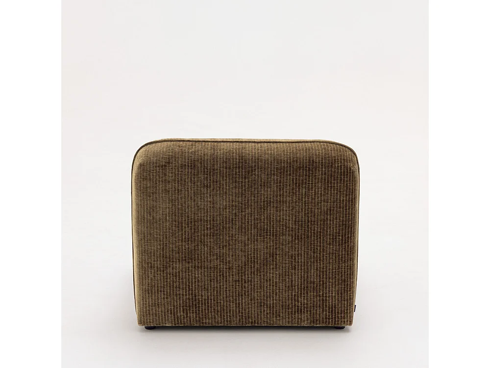 Noor - Chauffeuse pour canapé modulable en velours côtelé  - Bronze