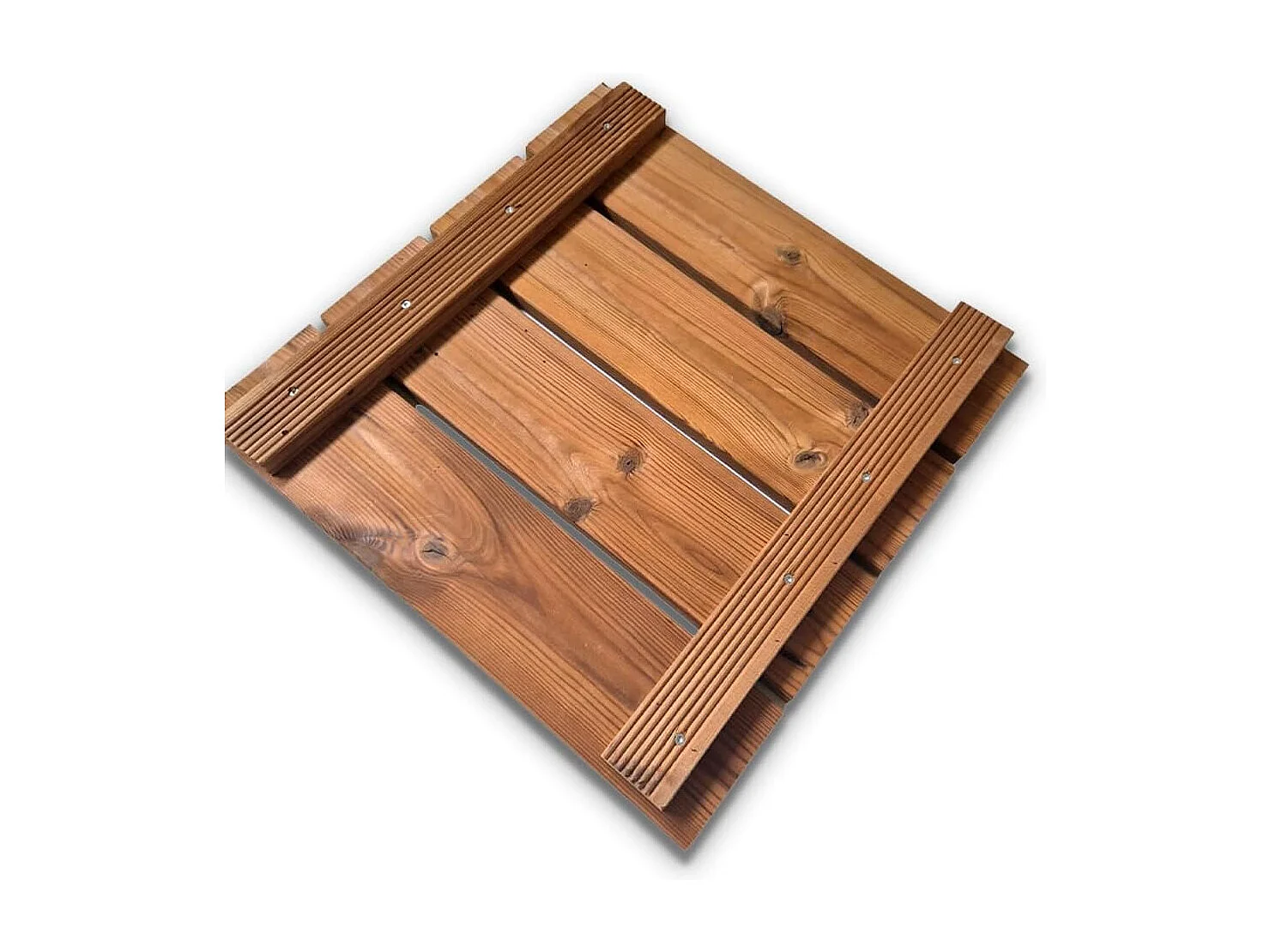 Pedana antiscivolo per doccia 50x50 cm in legno Thermo-Wood