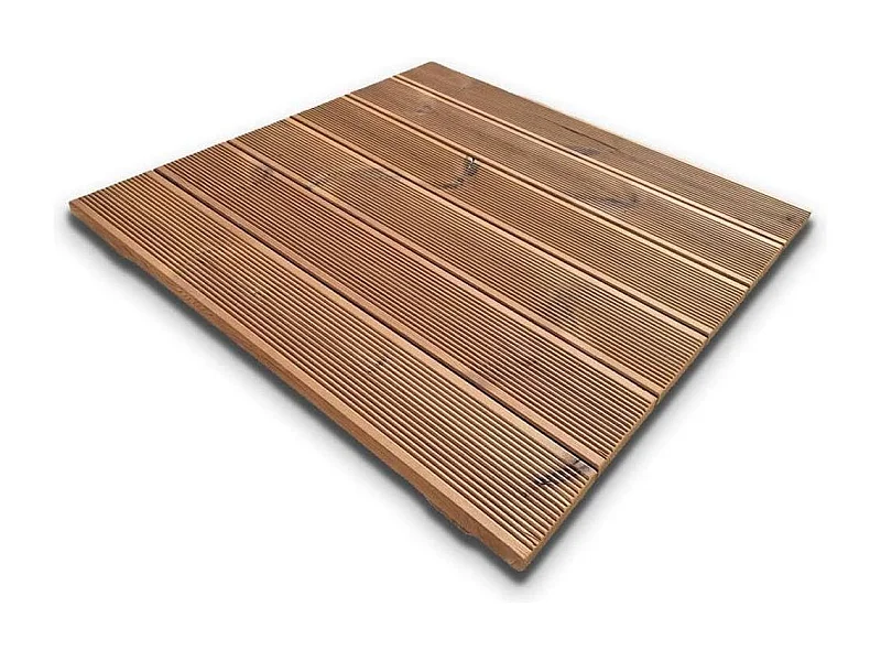 Pedana antiscivolo per doccia 70x70 cm in legno Thermo-Wood
