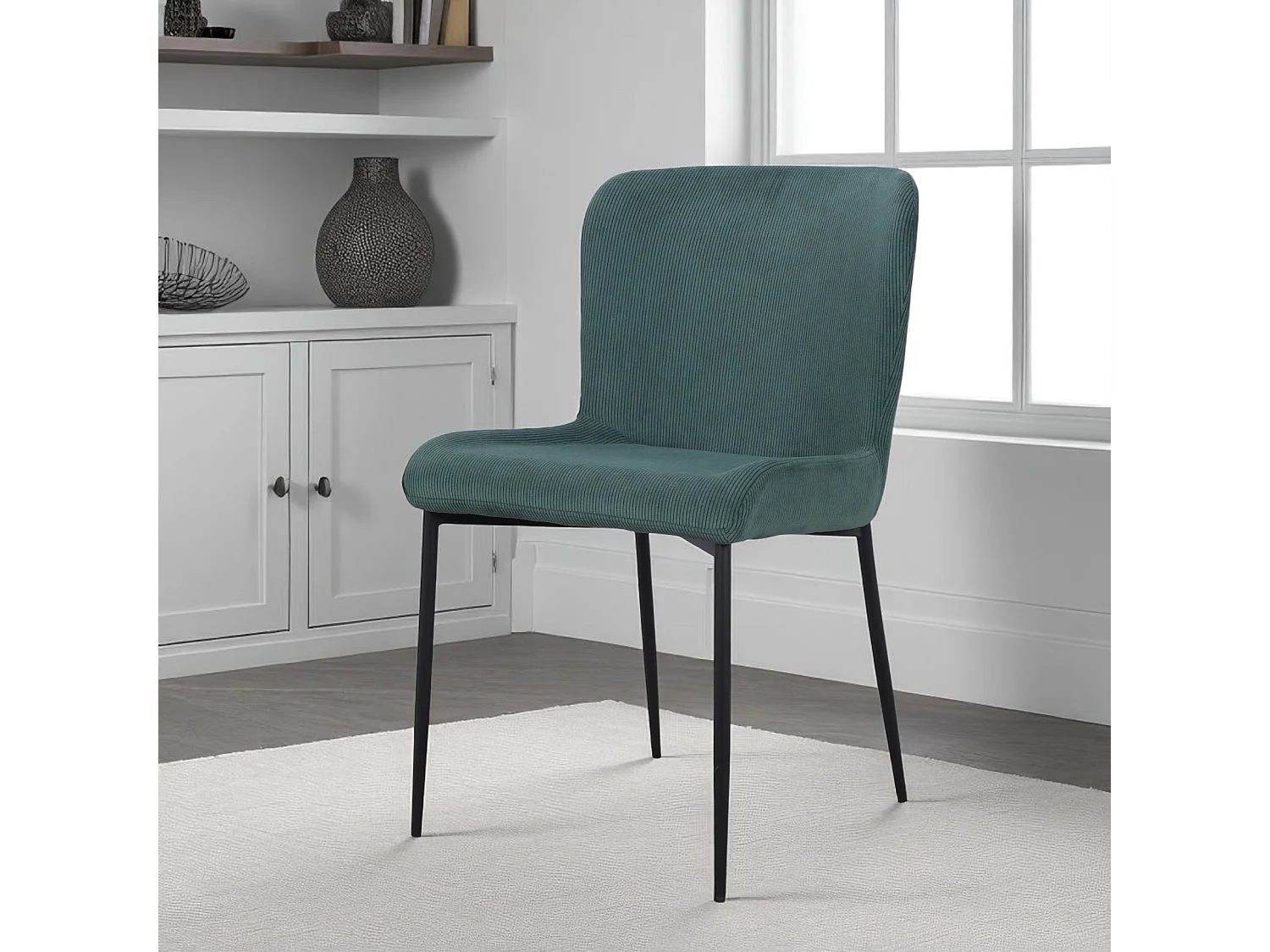 Set di 2 sedie in velluto verde – collezione Georgia