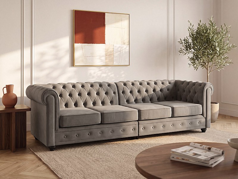 Canapé Chesterfield, Vente-unique