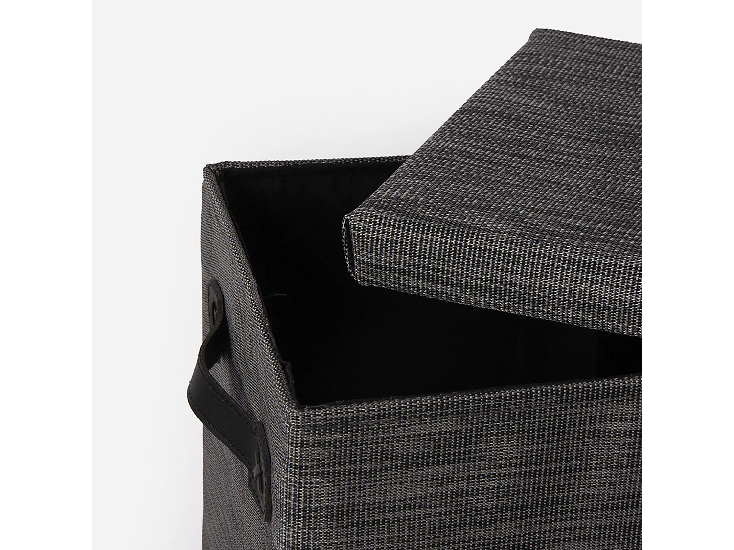 Panier à linge gris chiné grand modèle 60L - York - BATHBAZAAR