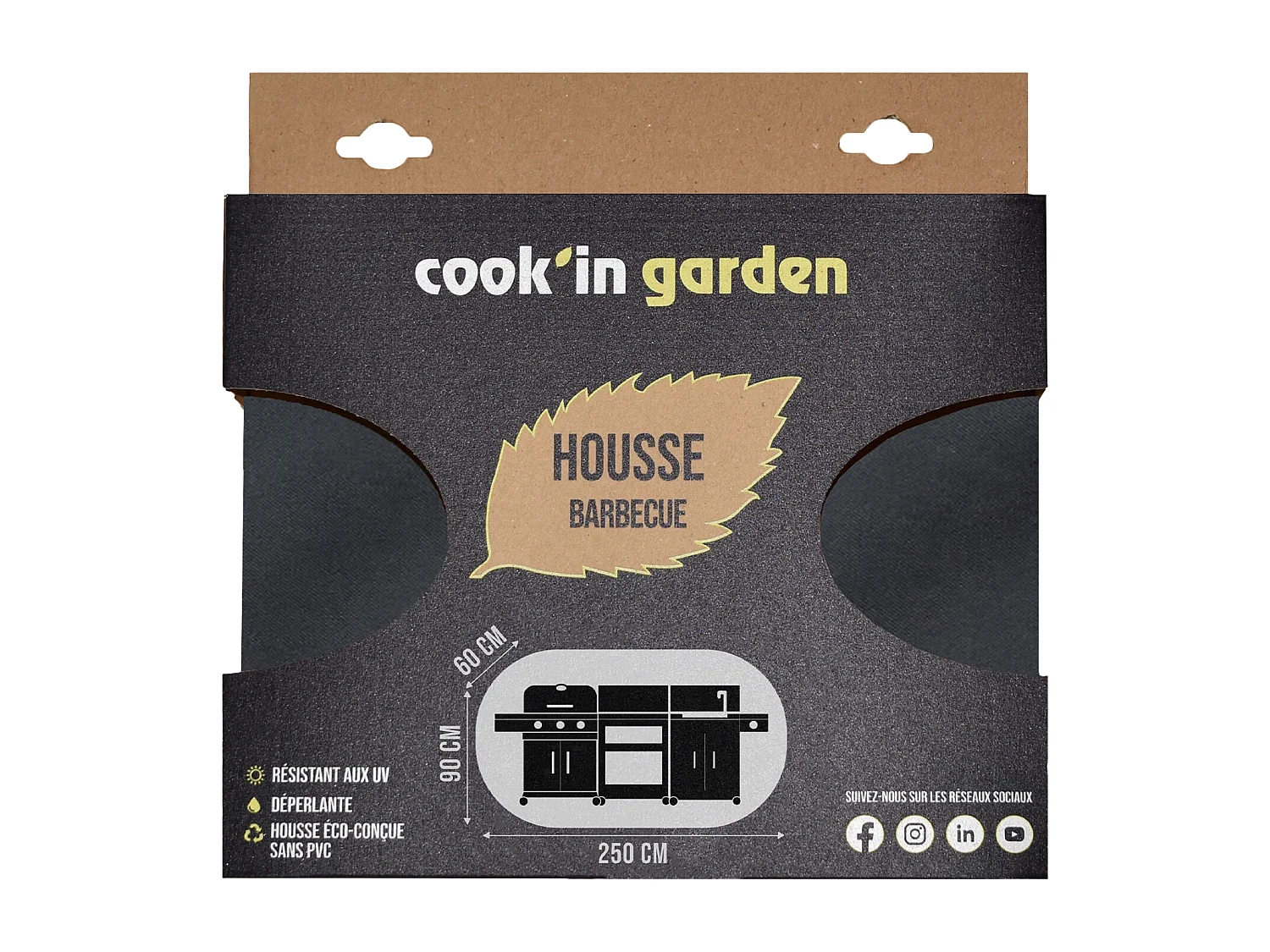 COOK'IN GARDEN - Schutzhülle für Outdoor-Küche FIDGI