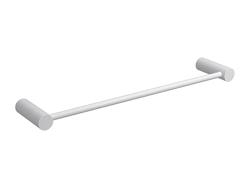 Porte-serviette 50cm tubo inox blanc 1 barre - GELCO