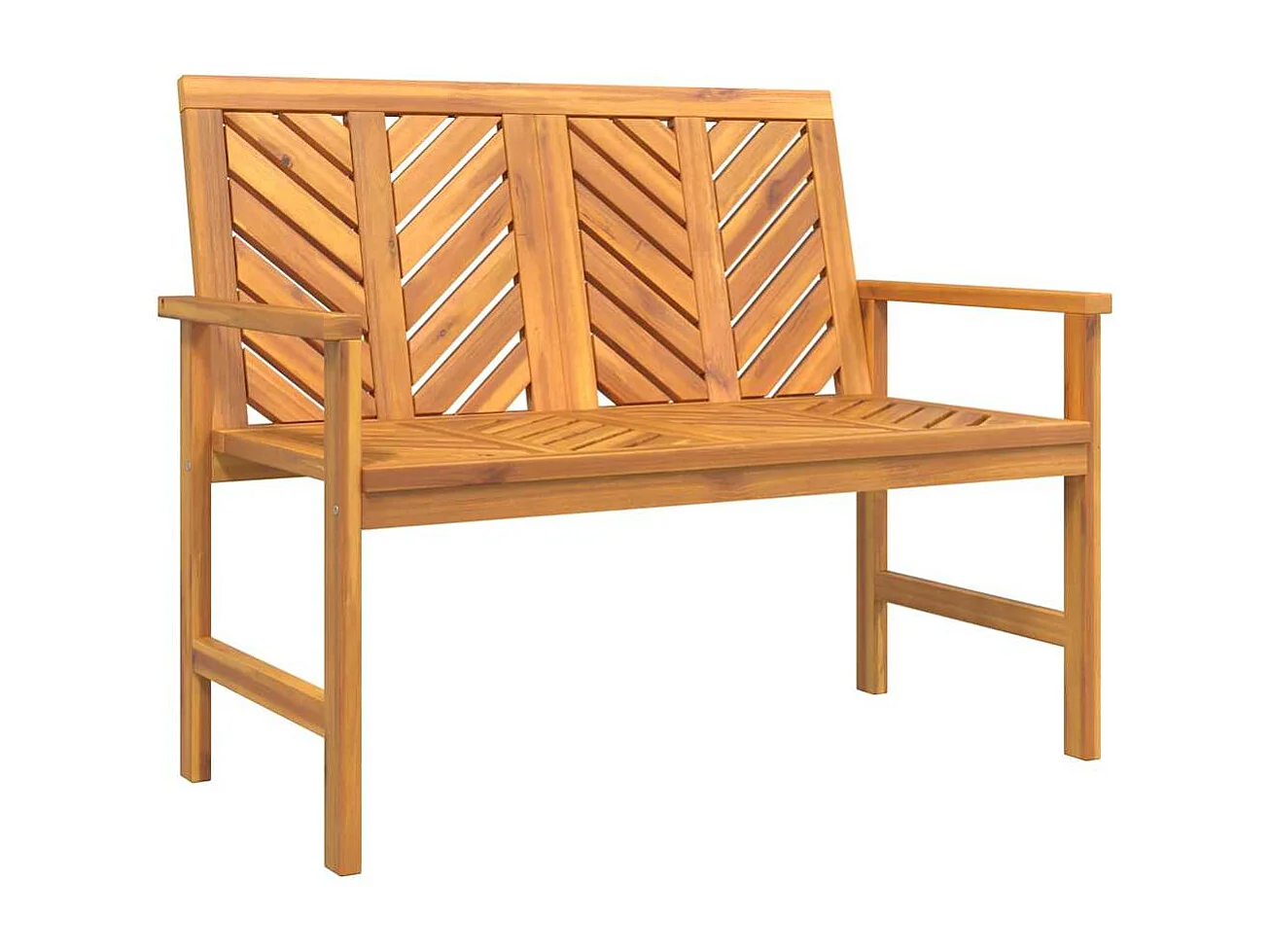 Conjunto de Sofás de Jardín Marrón Madera maciza de Acacia