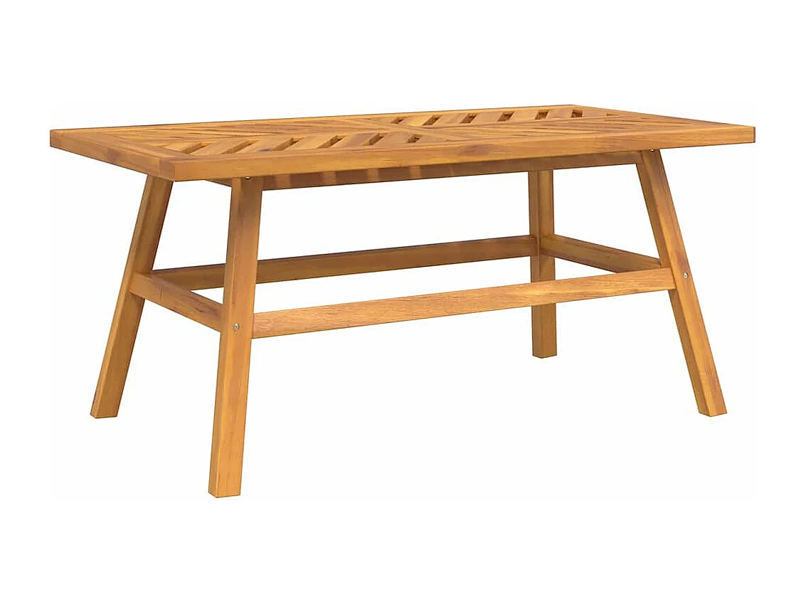 Conjunto de Sofás de Jardín Marrón Madera maciza de Acacia