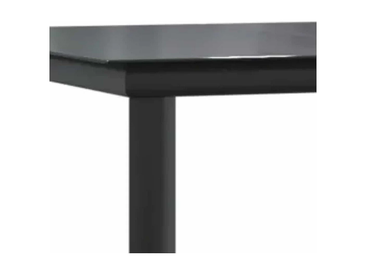 Juego de comedor jardín 5 piezas cojines ratán sintético negro