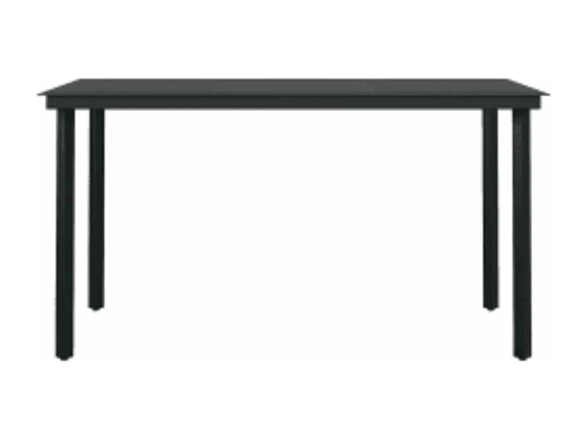 Juego de comedor jardín 5 piezas cojines ratán sintético marrón