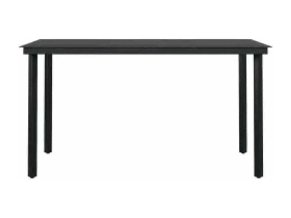 Juego de comedor jardín 5 piezas cojines ratán sintético marrón