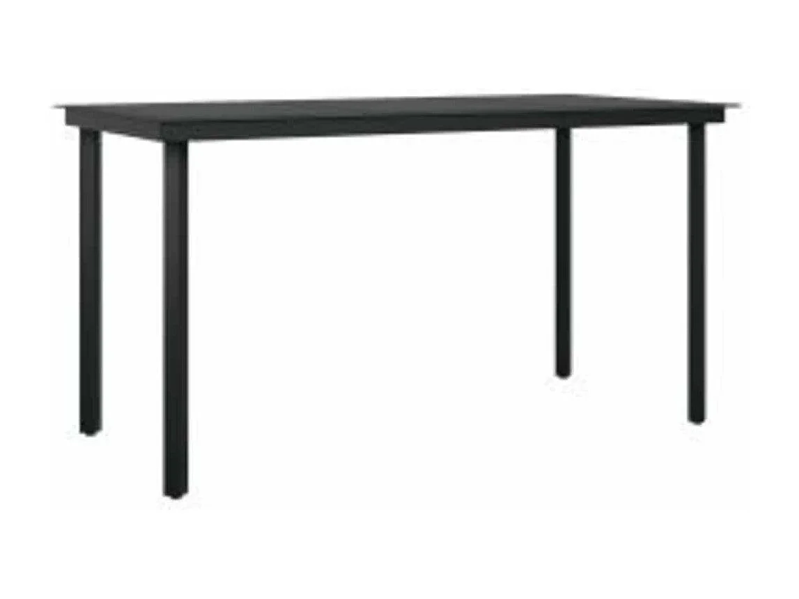 Juego de comedor jardín 5 piezas cojines ratán sintético marrón