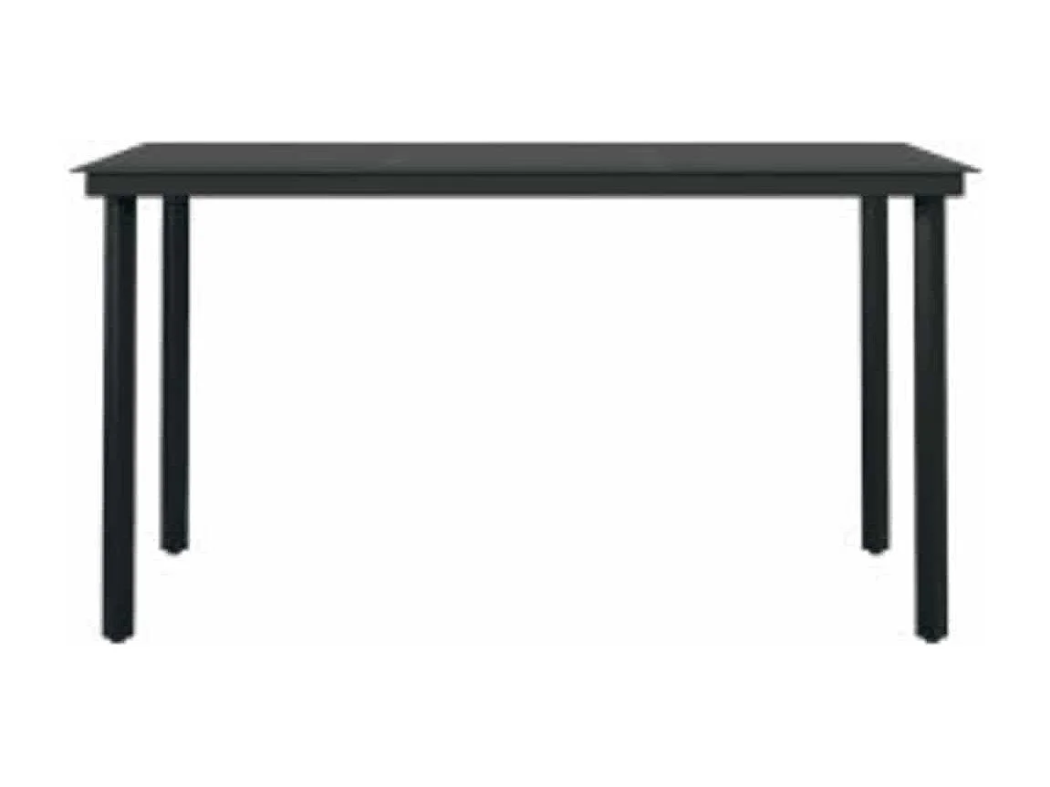 Juego de comedor jardín 5 piezas cojines ratán sintético marrón