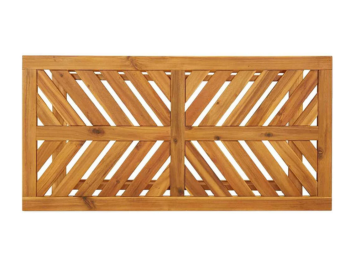 Conjunto de Sofás de Jardín Marrón Madera maciza de Acacia