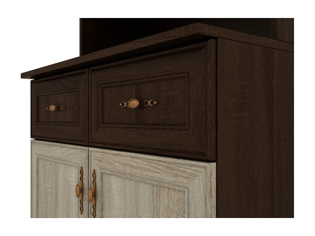 Buffet Multifunzionale 80 cm – Cassetti, Armadietti e Ripiani, Moderno e Capiente