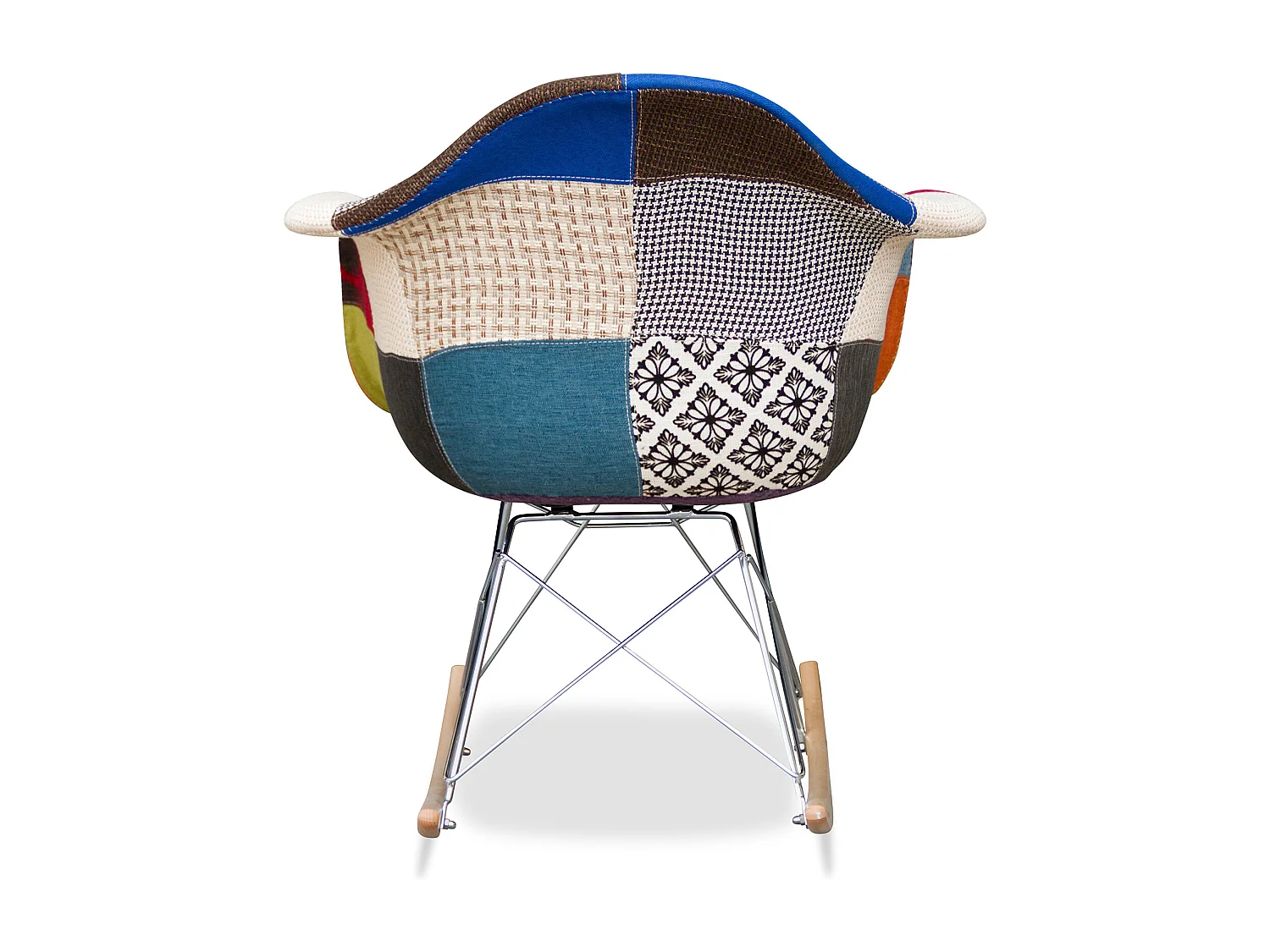 Schaukelstuhl Rarwick Scandinavischer Stil Premium Design - Patchwork Pixi