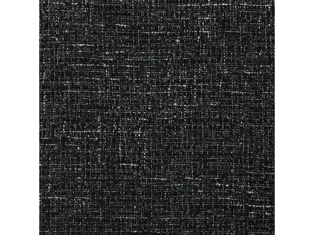 Esszimmerstühle 6er Set Sofia - Stoff (Bouclé) & Metall - Schwarz