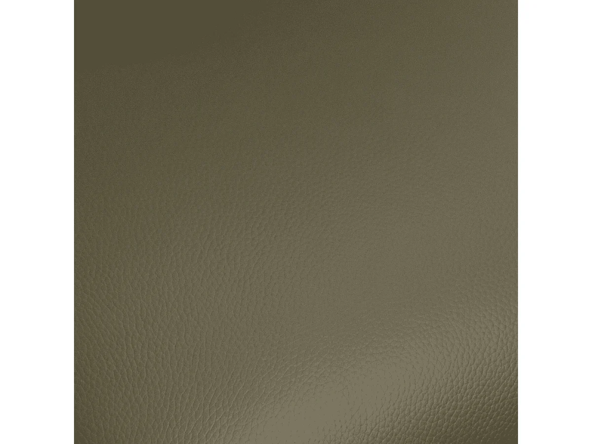 Esszimmerstühle 6er Set Marco - Leder & Metall - Olivgrün