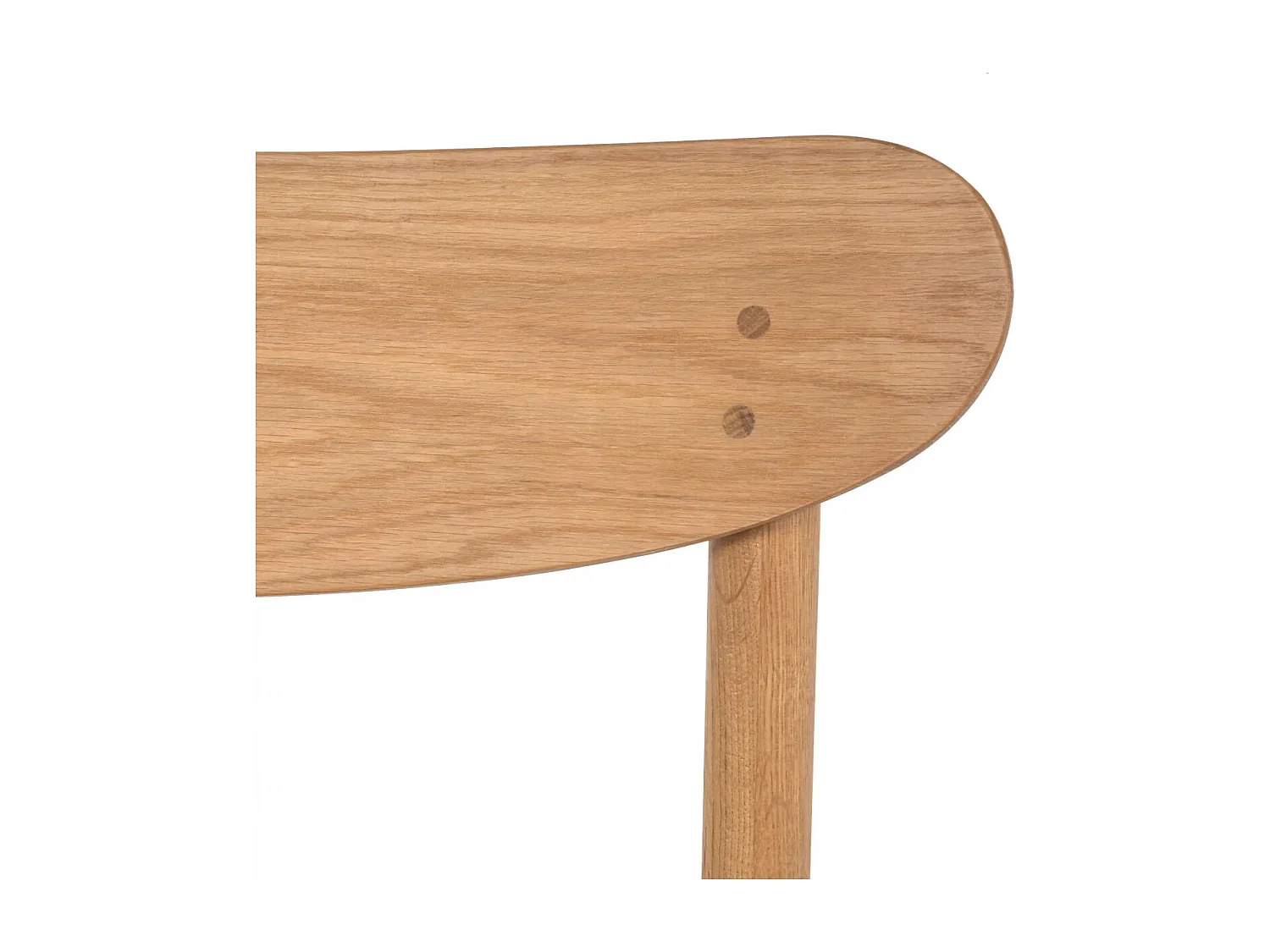 Esszimmerstühle 4er Set Malou - Papiergarn & Massives Eichenholz - Wildeiche