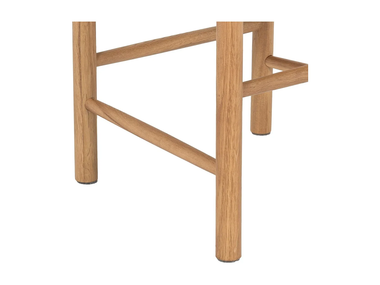 Esszimmerstühle 4er Set Malou - Papiergarn & Massives Eichenholz - Wildeiche