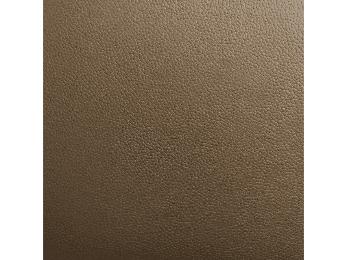 Esszimmerstuhl  Marco - Leder & Metall - Taupe
