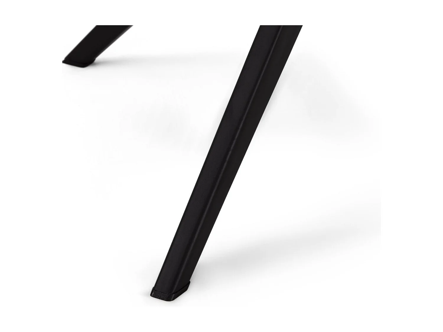 Esszimmerstühle 4er Set Helena - Stoff (Bouclé) & Metall - Cremeweiß