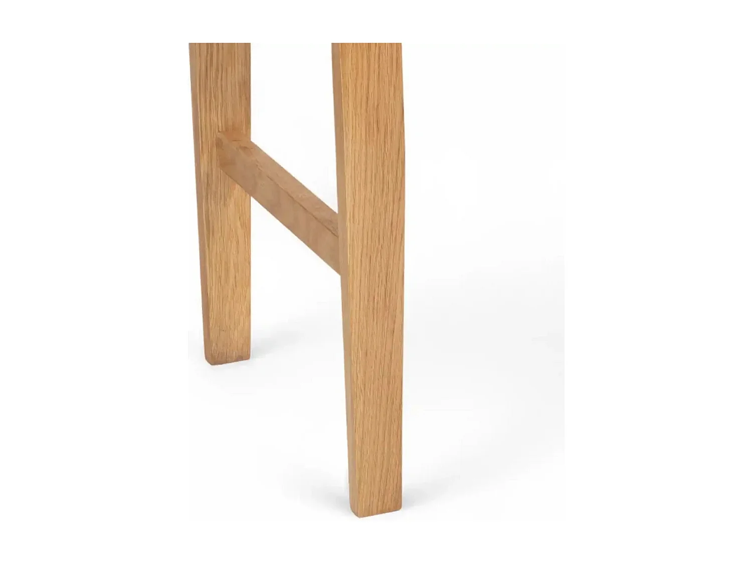 Sitzbank 110 cm Nobel - Papiergarn & Massives Eichenholz - Wildeiche