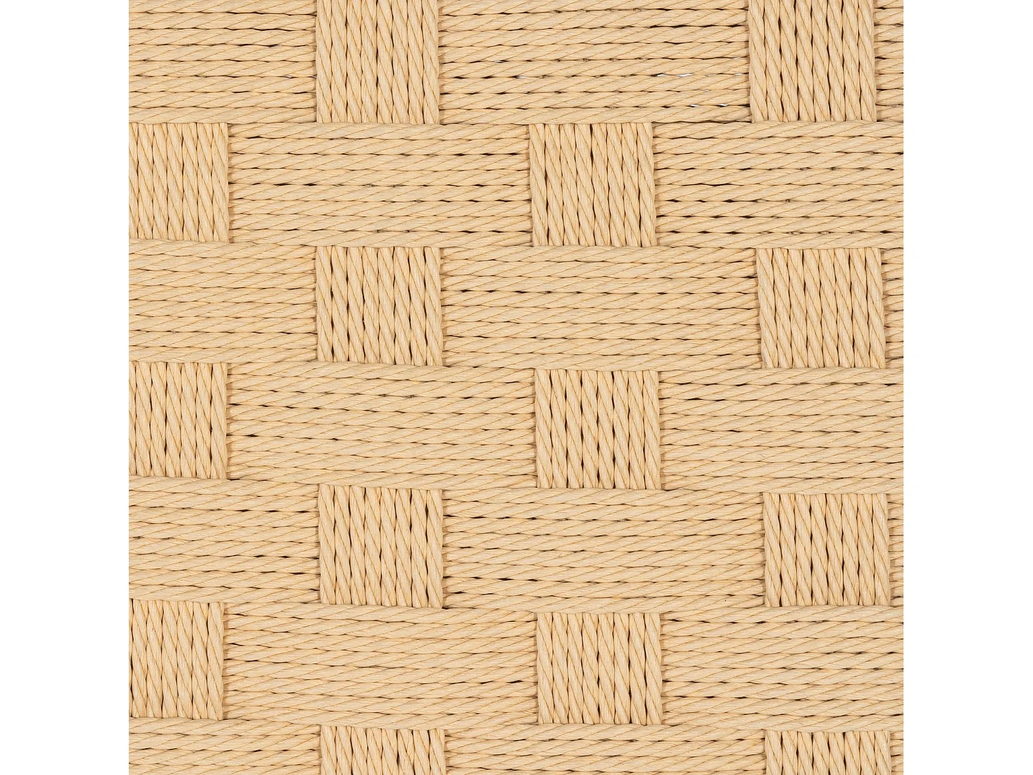 Sitzbank 110 cm Nobel - Papiergarn & Massives Eichenholz - Wildeiche