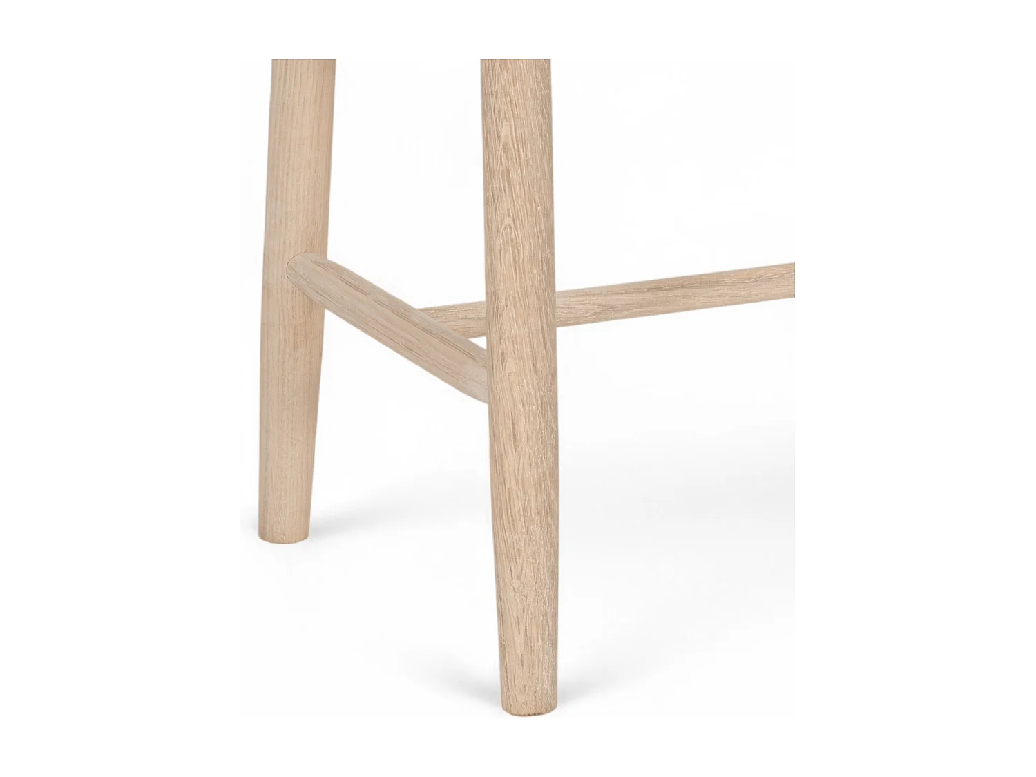 Sitzbank 110 cm Prime - Papiergarn & Massives Eichenholz - Eiche bianco
