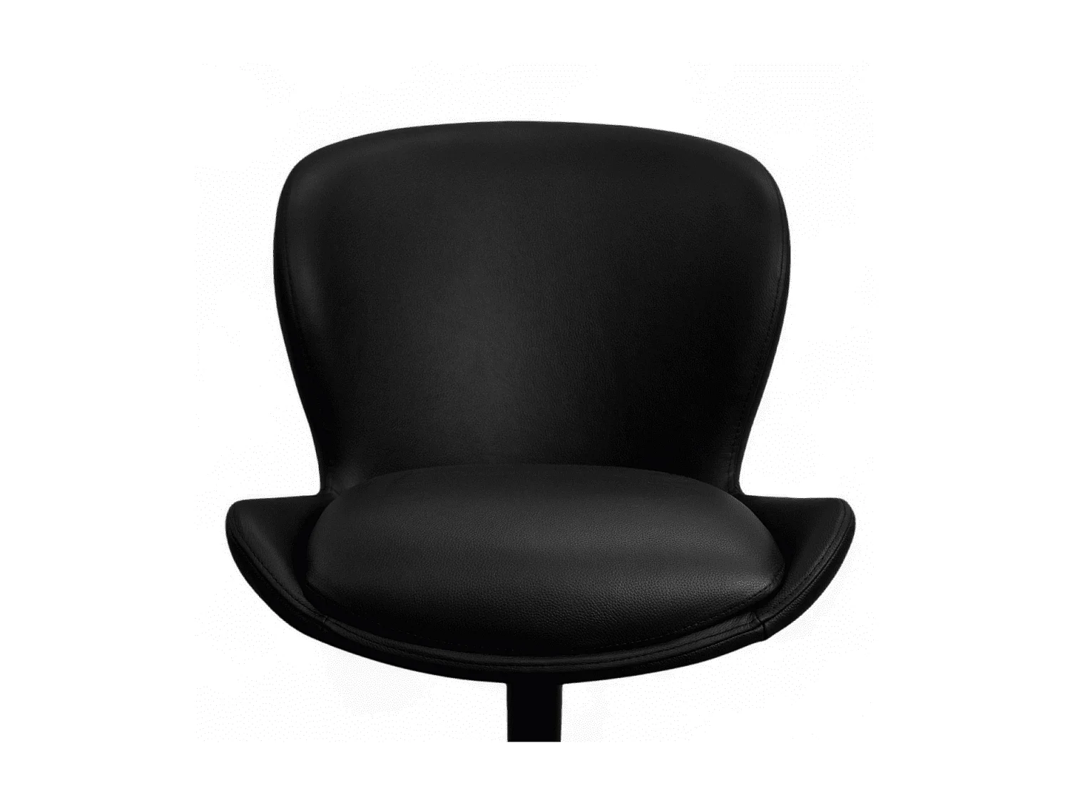 Esszimmerstühle 4er Set Nicklas - Leder & Metall - Schwarz