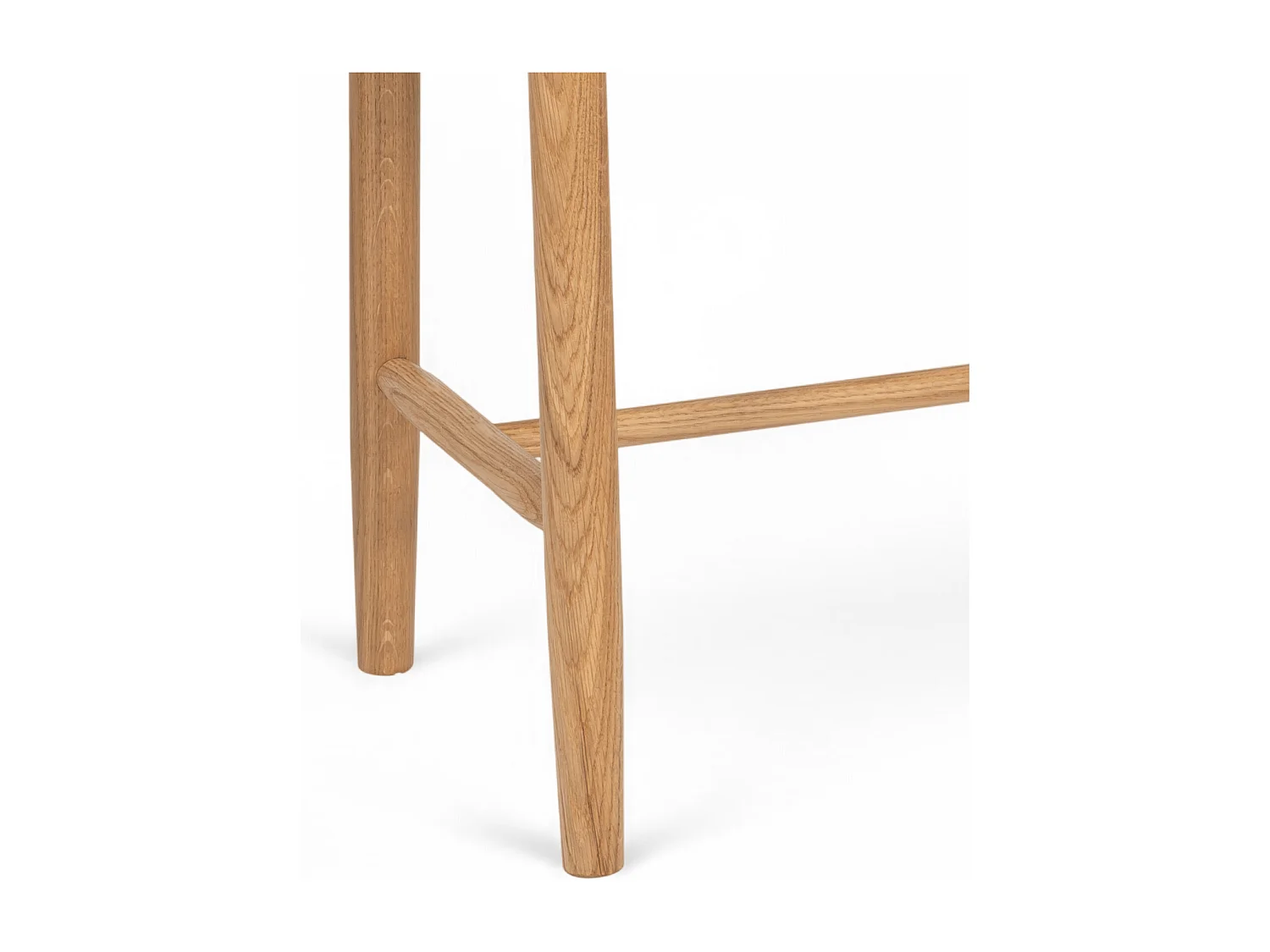 Sitzbank 110 cm Prime - Papiergarn & Massives Eichenholz - Wildeiche