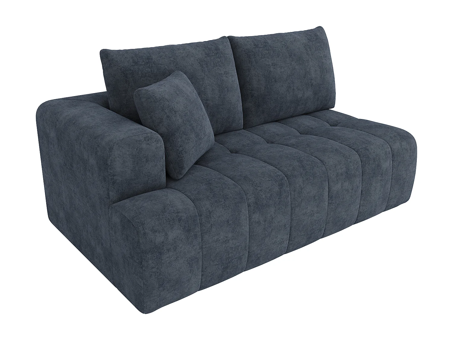 Canapé d'angle en L - 3 places - Canapé Cloud - Combinaison flexible - Aucun montage requis - bleu