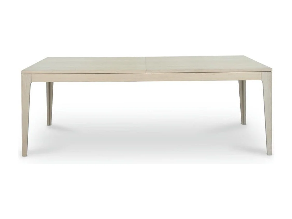 Esstisch ausziehbar 6 bis 8 Personen Kerteminde - Eichenfurnier & MDF - Eiche bianco