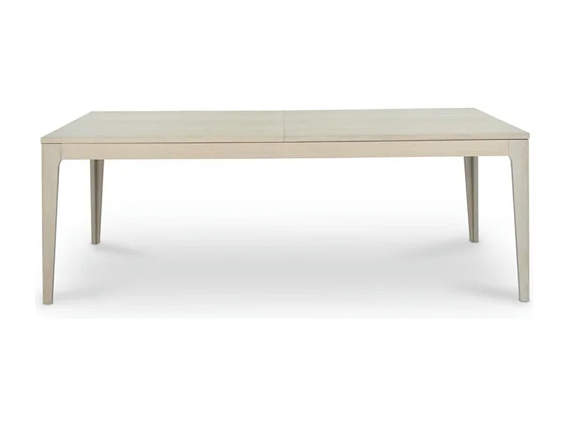 Esstisch ausziehbar 6 bis 8 Personen Kerteminde - Eichenfurnier & MDF - Eiche bianco