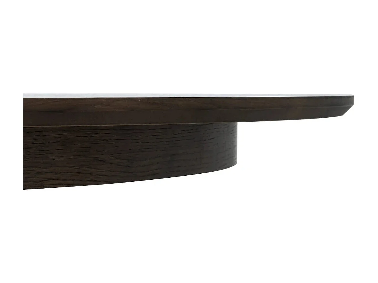 Esstisch ausziehbar mit Lamellen 4 bis 8 Personen Svendborg - Eichenfurnier & MDF - Räuchereiche