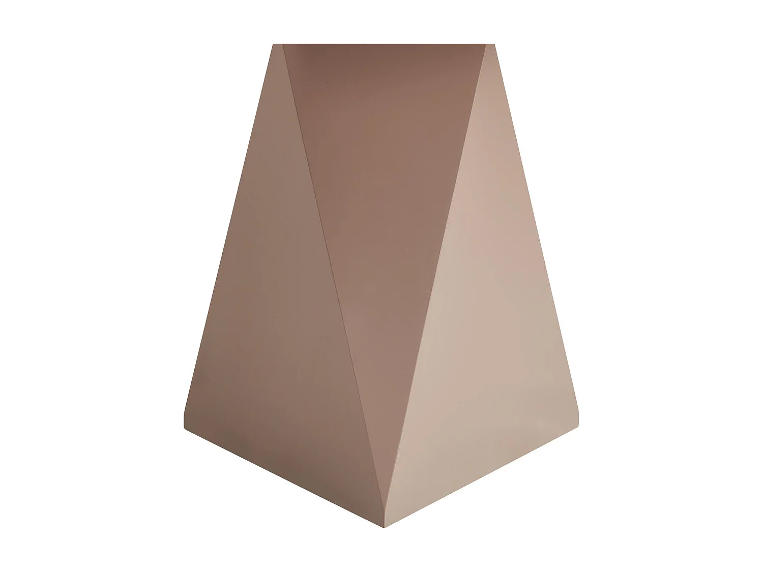 Couchtisch rund Aura - Lackiert & MDF - Mocha Mousse