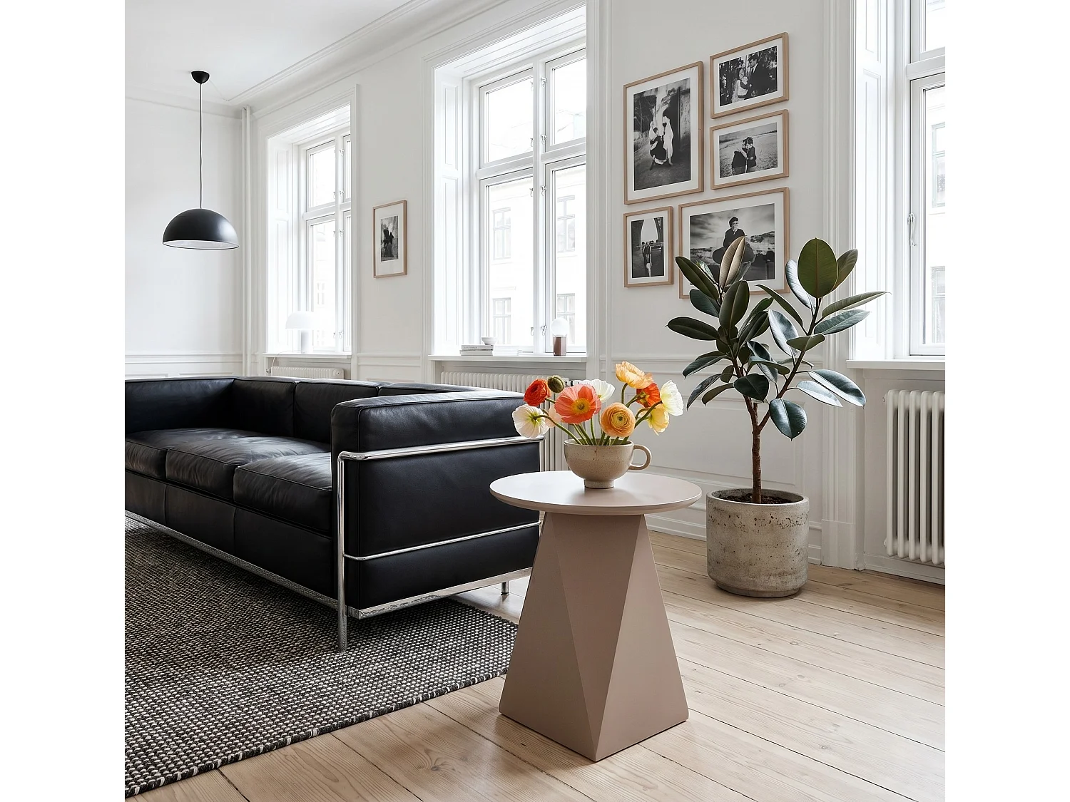 Runder Couchtich ø50 cm Mocha Mousse