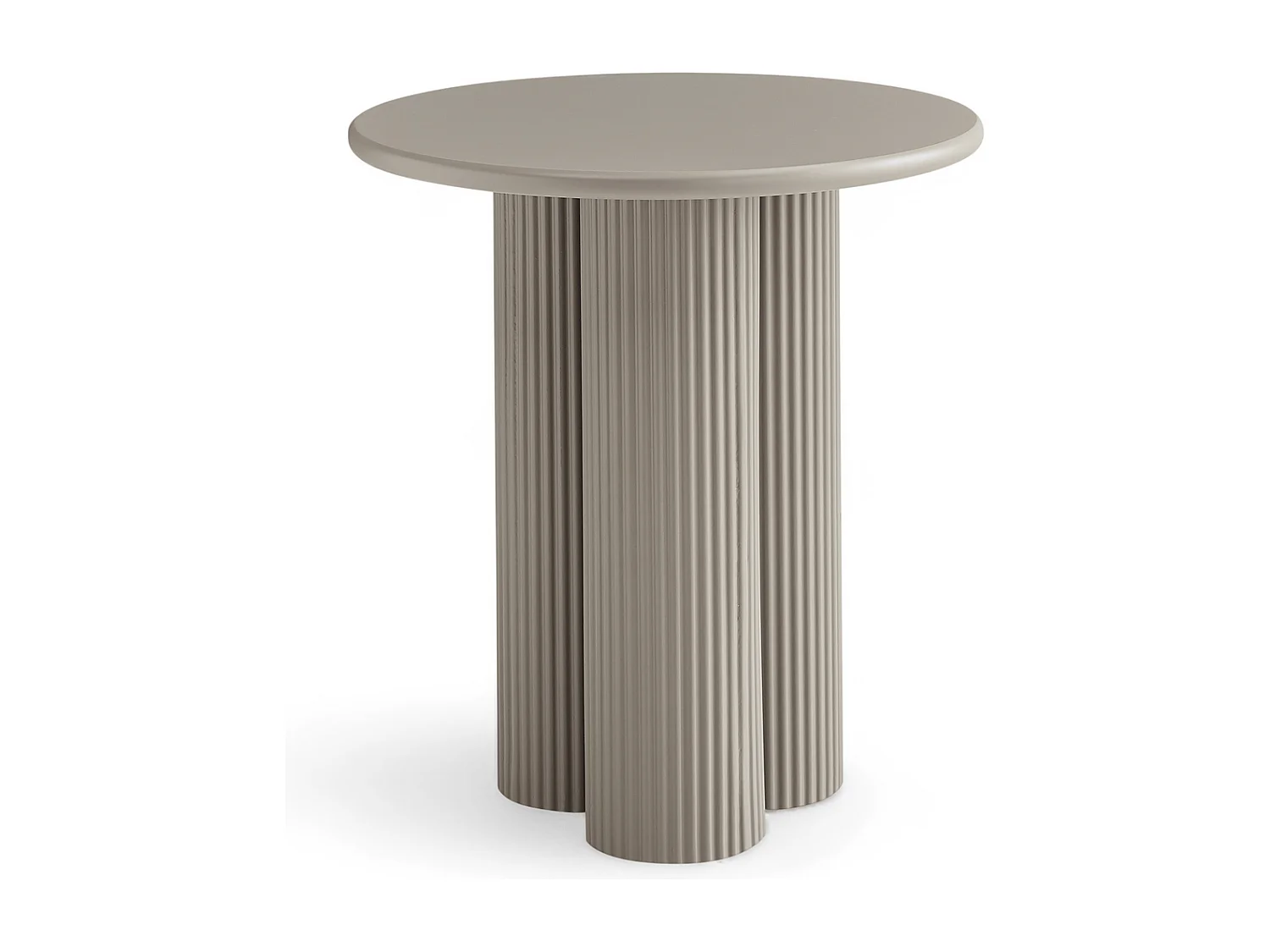 Couchtisch rund Flow - Lackiert & MDF - Beige