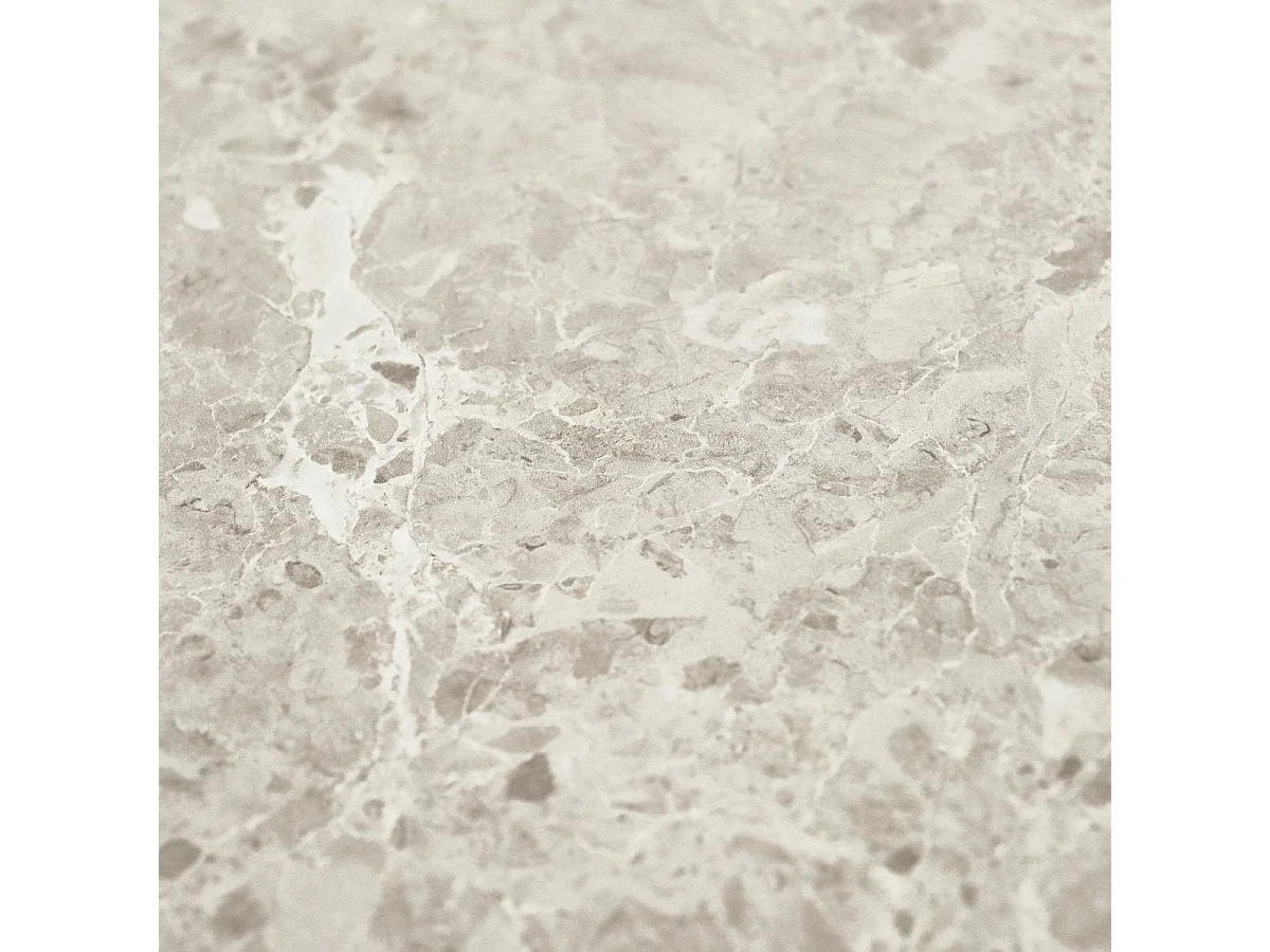 Couchtische 2er Set rund Easy - Marmor-Optik & MDF - Beige