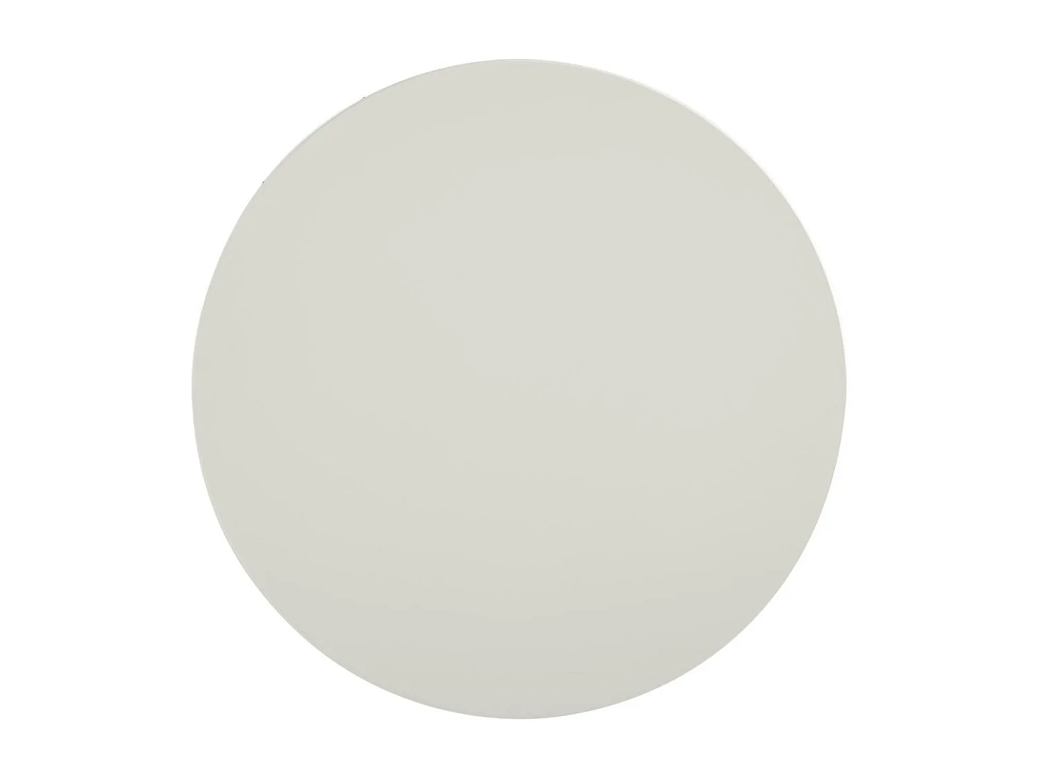 Couchtische 2er Set rund Flow - Lackiert & MDF - Cremeweiß